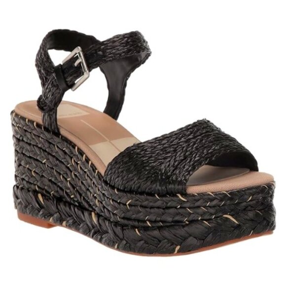 Dolce Vita Women's Tiago Raffia Sandal Size 7 M - Picture 1 of 7